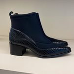 BOTA COURO DE COBRA C/ LYCRA SALTO