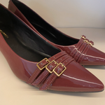SCARPIN VERNIZ SALTO BAIXO