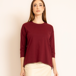 BLUSA MANGA 3/4 ALGODAO