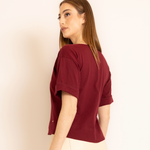 BLUSA DEC CANOA ALGODAO