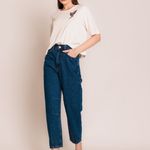 CALCA BARREL JEANS MANDARINA