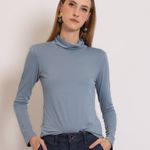 BLUSA GOLA ALTA VISCO