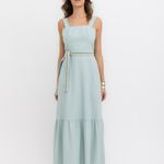 VESTIDO LONGO WASHED LINEN