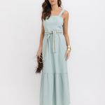 VESTIDO LONGO WASHED LINEN