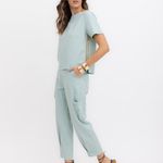 CALCA RETA WASHED LINEN