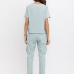 CALCA RETA WASHED LINEN