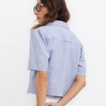 JAQUETA CURTA WASHED LINEN