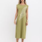 VESTIDO FOLHAS CARINHO