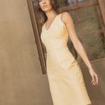VESTIDO MIDI COURO