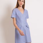 VESTIDO CURTO COURO