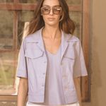 JAQUETA CURTA WASHED LINEN