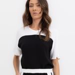 BLUSA BICOLOR SENSORIALE