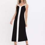 VESTIDO MIDI BICOLOR SENSORIALE