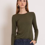 BLUSA DECOTE CARECA VISCO