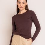 BLUSA M/L BASICA MODAL