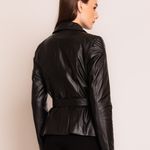JAQUETA BIKER COURO