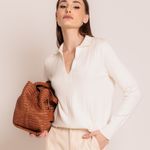 BLUSAO POLO AMELIE TRICOT