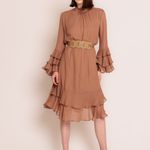 VESTIDO MIDI CHIFFON