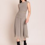 VESTIDO MIDI TULE