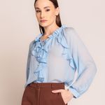 BLUSA AMARRACAO CHIFFON