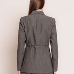 BLAZER ALONGADO RISCA DE GIZ