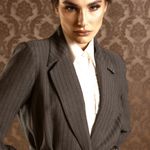 BLAZER ALONGADO RISCA DE GIZ