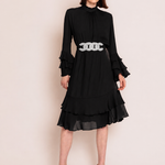 VESTIDO MIDI CHIFFON