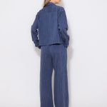 CALCA RETA DENIM LISTRA