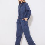 CALCA RETA DENIM LISTRA