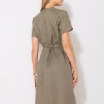 VESTIDO T-SHIRT LINHO 100%