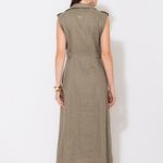 VESTIDO MIDI LINHO 100%