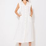 VESTIDO MIDI LINHO 100%