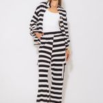 CALCA AMPLA CROCHET LISTRADO