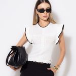 BLUSA DETALHES TRICOT