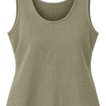 BLUSA RECORTES LINHO 100%
