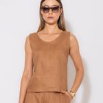 BLUSA RECORTES LINHO 100%