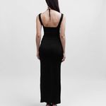 Solace skirt- Preto com metal prata