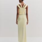 Gardênia Skirt - Amarelo Manteiga 