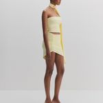 Petal Skirt - Amarelo manteiga 
