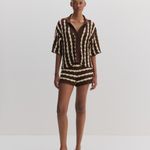 Honey Knit  - Amarelo e Marrom