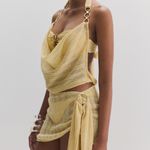 Lilia Skirt - Amarelo Manteiga 