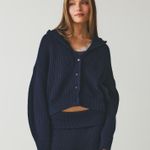 Oslo Knit Set -  Azul Marinho 