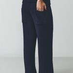 Oslo Knit pants-  Azul Marinho