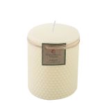 Vela Cilíndrica Cera De Abelha 7,5x10cm.