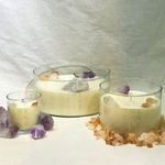 INTO THE CANDLE - Ametista, Citrino e Quartzo Branco P