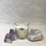 INTO THE CANDLE - Ametista e Quartzo Branco