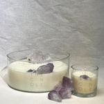INTO THE CANDLE - Ametista e Quartzo Branco