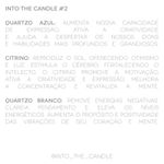 Into the Candle - Quartzo Azul, Citrino e Quartzo Branco M