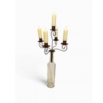 Castiçal Garrafa Para 5 Velas