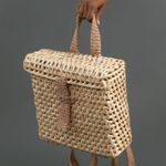Mochila de Palha Mosaico | Mosaico Straw Backpack